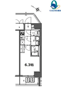 愛知県名古屋市熱田区旗屋町【マンション】の間取り