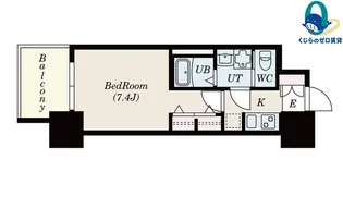 愛知県名古屋市瑞穂区苗代町【マンション】の間取り