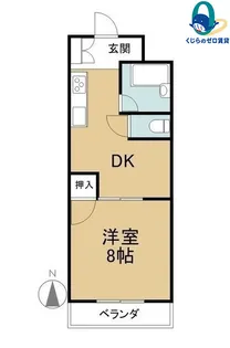 愛知県名古屋市中区大須1丁目【マンション】の間取り