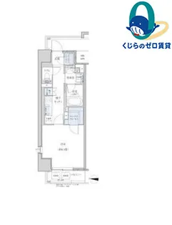 愛知県名古屋市中村区名駅南4丁目【マンション】の間取り