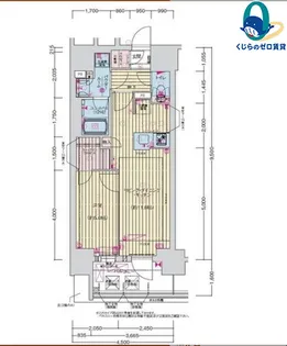 愛知県名古屋市西区幅下2丁目【マンション】の間取り