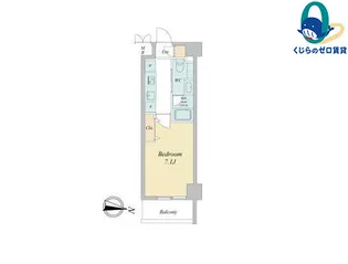 愛知県名古屋市中村区名駅南4丁目【マンション】の間取り
