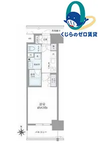 愛知県名古屋市西区那古野2丁目【マンション】の間取り