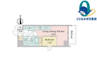 愛知県名古屋市西区上名古屋3丁目【マンション】の間取り