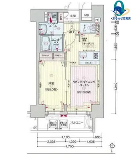 愛知県名古屋市中区丸の内2丁目【マンション】の間取り