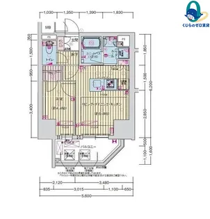 愛知県名古屋市西区幅下2丁目【マンション】の間取り