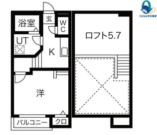 愛知県名古屋市西区新福寺町2丁目【アパート】の間取り