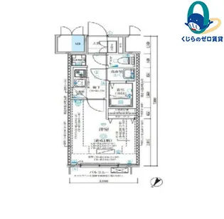 愛知県名古屋市中村区鳥居通5丁目【マンション】の間取り