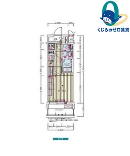 愛知県名古屋市西区菊井2丁目【マンション】の間取り