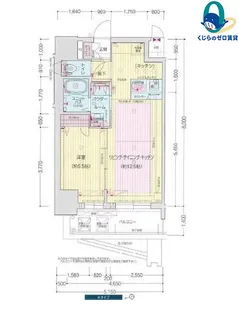 愛知県名古屋市中区新栄2丁目【マンション】の間取り