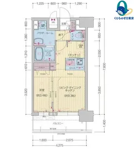 愛知県名古屋市中村区黄金通1丁目【マンション】の間取り
