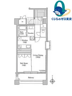 愛知県名古屋市東区東桜2丁目【マンション】の間取り