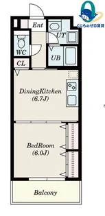 愛知県名古屋市港区新川町4丁目【マンション】の間取り