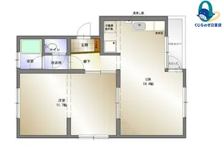 愛知県名古屋市守山区大森2丁目【アパート】の間取り