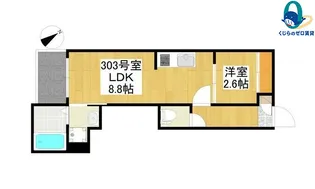 愛知県清須市西枇杷島町北大和【アパート】の間取り