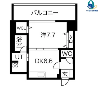 愛知県名古屋市中区錦2丁目【マンション】の間取り