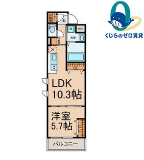 愛知県名古屋市瑞穂区豊岡通2丁目【マンション】の間取り