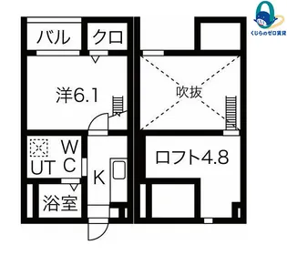 愛知県名古屋市中村区中村町6丁目【アパート】の間取り