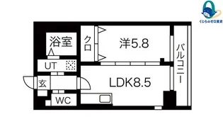 愛知県名古屋市中川区高畑1丁目【マンション】の間取り