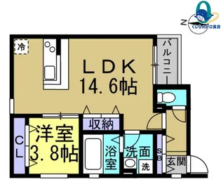 愛知県名古屋市瑞穂区姫宮町2丁目【アパート】の間取り