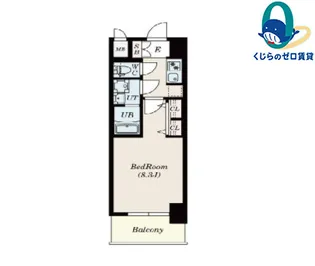 愛知県名古屋市中村区亀島1丁目【マンション】の間取り
