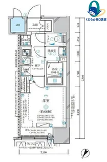 愛知県名古屋市中村区鳥居通5丁目【マンション】の間取り