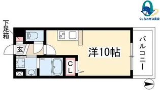 愛知県名古屋市瑞穂区彌富通2丁目【マンション】の間取り