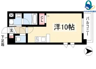 愛知県名古屋市瑞穂区彌富通2丁目【マンション】の間取り