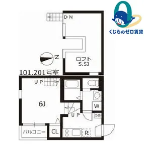 愛知県名古屋市中村区深川町3丁目【アパート】の間取り
