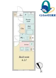 愛知県名古屋市西区城西1丁目【マンション】の間取り