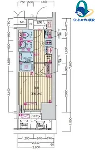 愛知県名古屋市西区幅下2丁目【マンション】の間取り