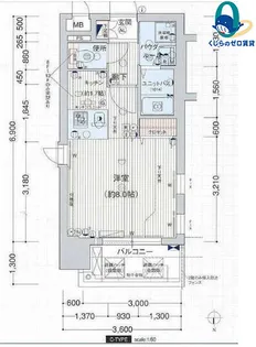 愛知県名古屋市中区新栄1丁目【マンション】の間取り