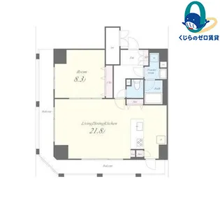 愛知県名古屋市中区丸の内2丁目【マンション】の間取り