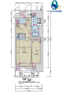 愛知県名古屋市千種区今池5丁目【マンション】の間取り