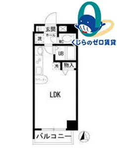 愛知県名古屋市西区香呑町6丁目【マンション】の間取り