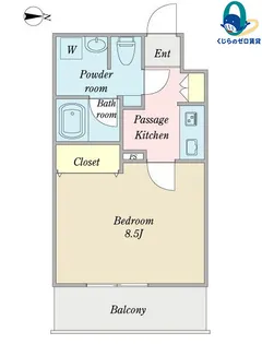 愛知県名古屋市中区大須1丁目【マンション】の間取り