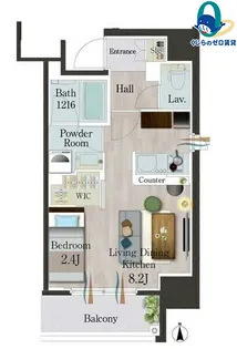 愛知県名古屋市千種区今池3丁目【マンション】の間取り
