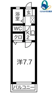 愛知県名古屋市昭和区石仏町1丁目【アパート】の間取り
