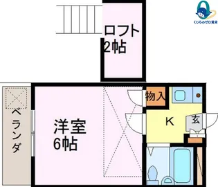 愛知県名古屋市瑞穂区宝田町6丁目【アパート】の間取り