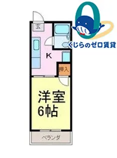 愛知県名古屋市昭和区神村町1丁目【アパート】の間取り