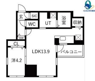 愛知県名古屋市中区栄3丁目【マンション】の間取り