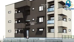 愛知県名古屋市北区大杉1丁目【アパート】の外観