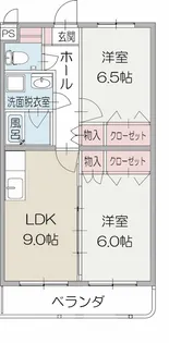 ヒルヴィレッジ【3階】の間取り