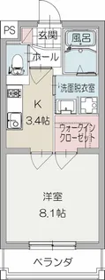 VRD富士【105号室】の間取り