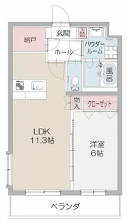 L’eman【3階】の間取り