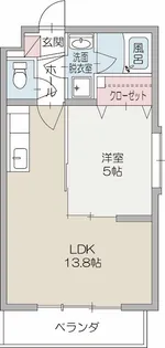 グリーンリーフII【1階】の間取り