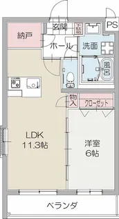コンフォートマエジマ【103号室】の間取り