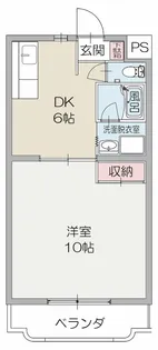 カーサカジマI【207号室】の間取り