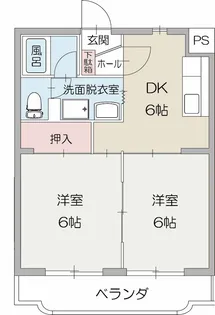 M&KアップルA【302号室】の間取り