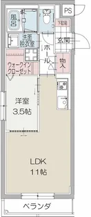 フォレスティー【1階】の間取り